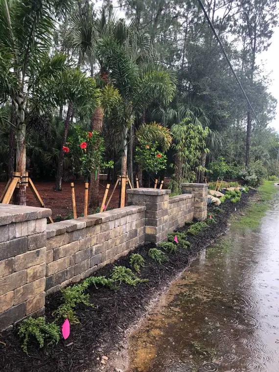 Retaining Walls project by Marco Pavers in Southwest Florida